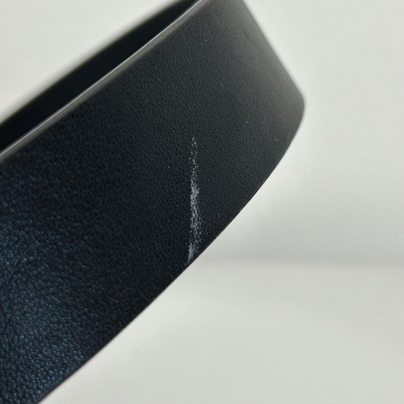 J. CREW Black Leather Belt Gold Buckle Women's 39 Inch Length - Picture 5 of 8